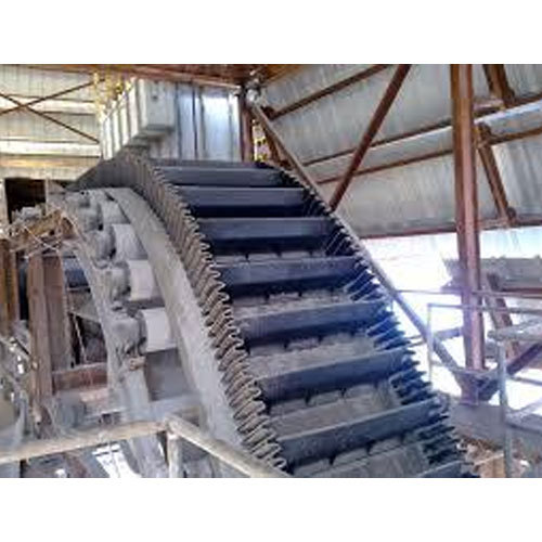 High Angle Belt Conveyor, Capacity: 100-150 kg Per Feet