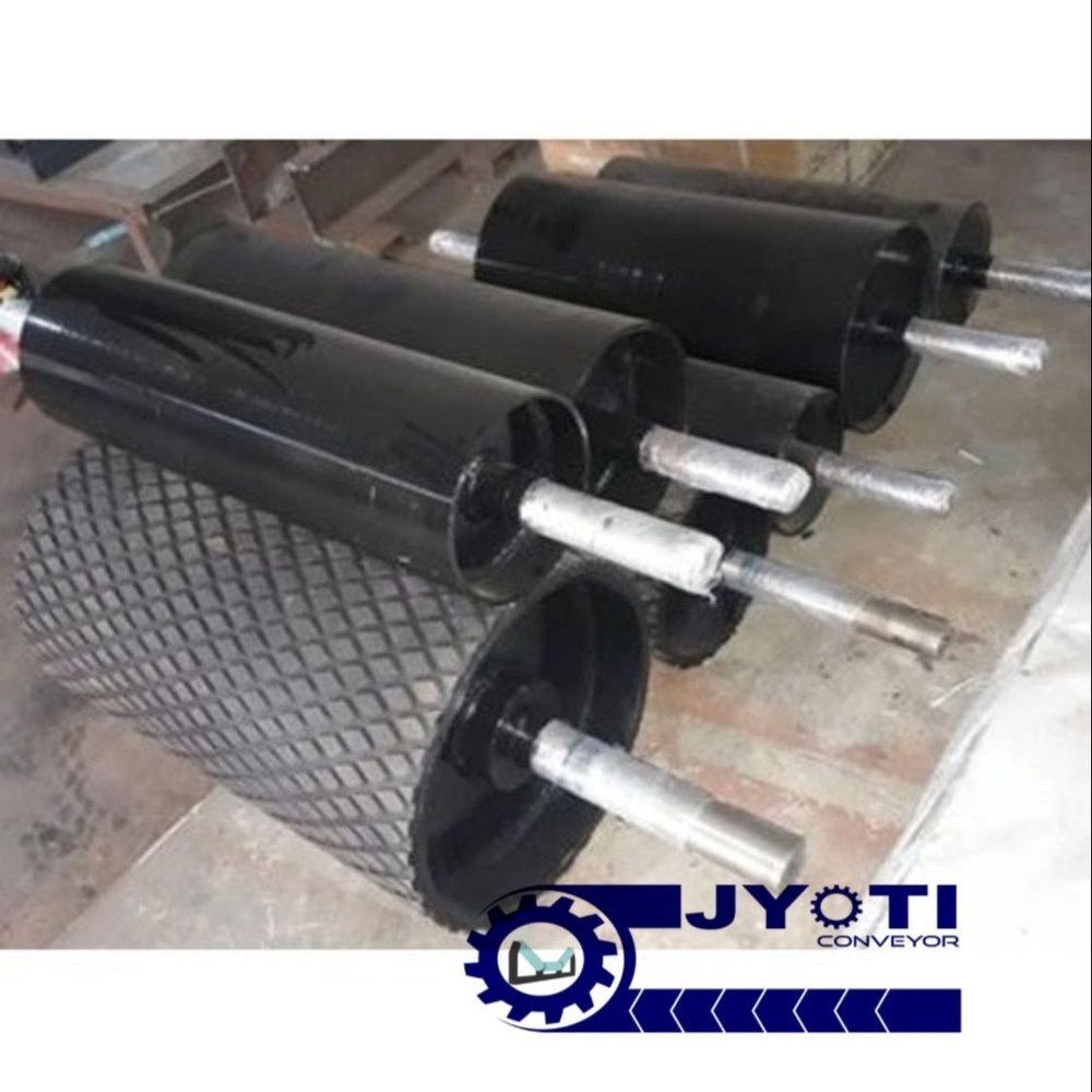 Mild Steel Conveyor Drum Pulley, Capacity: 5 ton