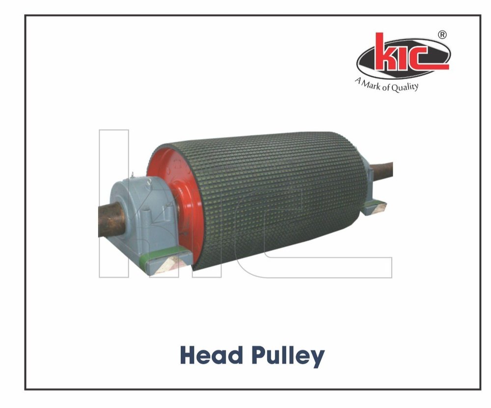 Mild Steel KIC Rubber Conveyor Pulley