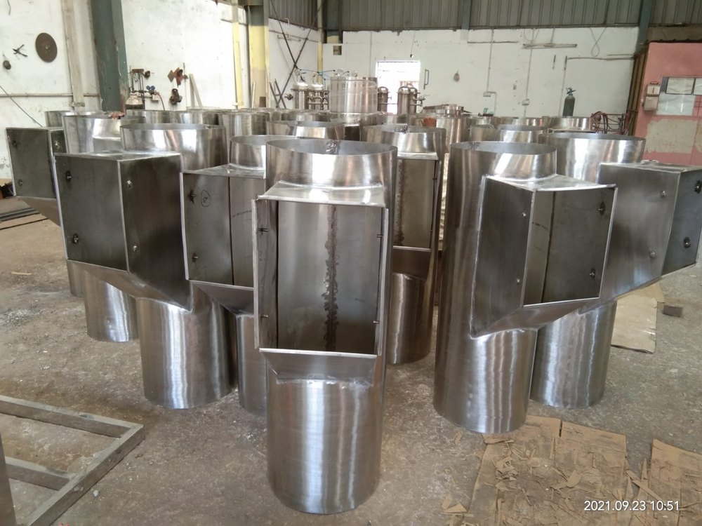 1.2mm Stainless Steel Garbage Chute, For Multi Storey Buildings
