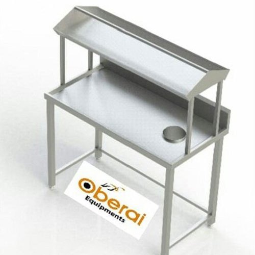 Oberai Equipments Stainless Steel Dish Landing Table Garbage Chute, For Restaurant