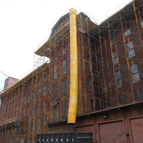 2-5mm Plastic Debris Chute, For Construction Sites