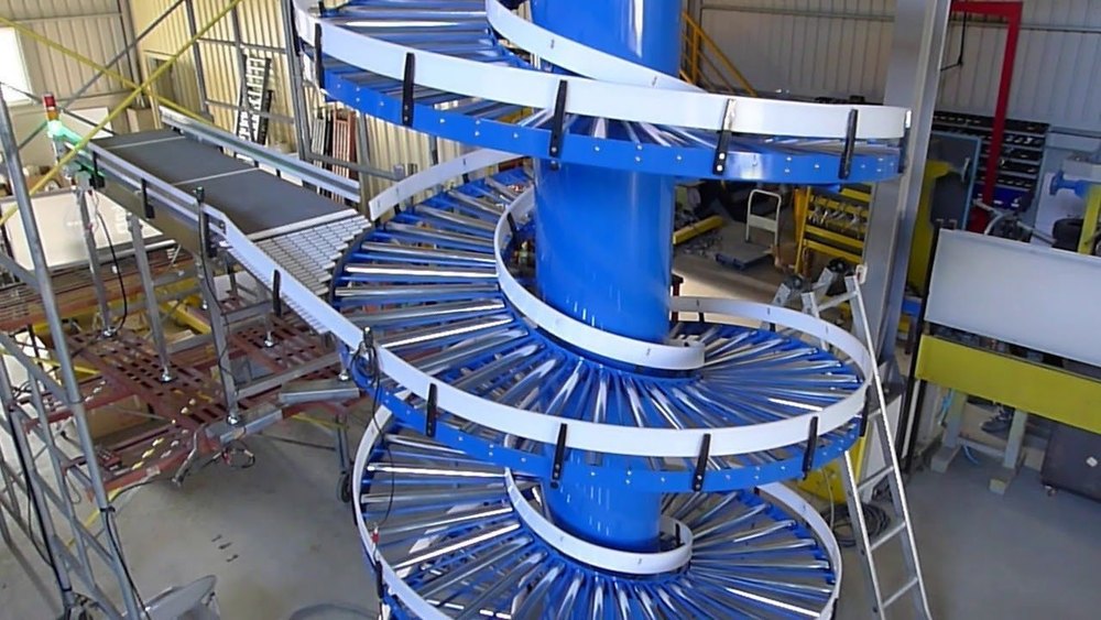 12 mm Industrial Gravity FRP Spiral Chute