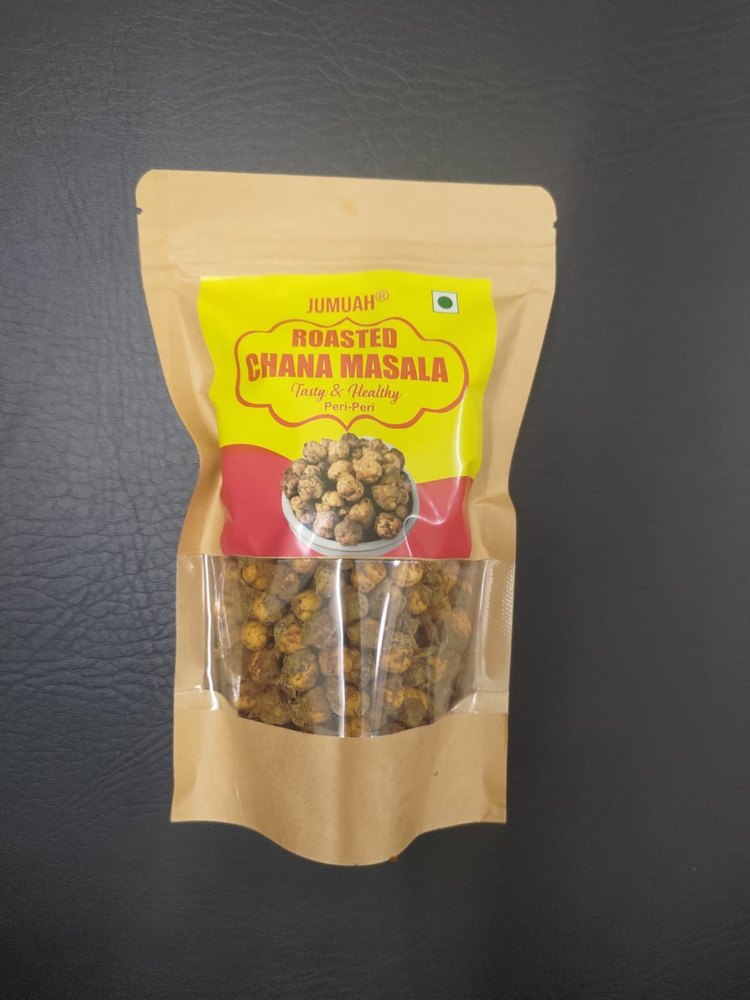 Jumuah Peri Peri Roasted Masala Chana, Packaging Size: 100 Grams, Packaging Type: Stand Up Zipper Pouch
