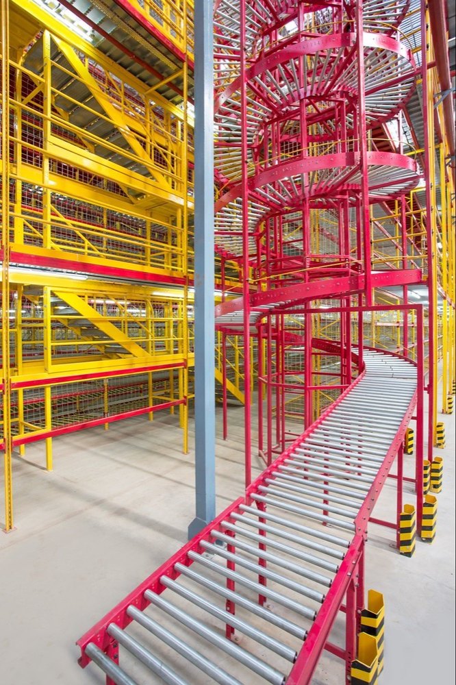 Mild Steel Spiral Chute Conveyor