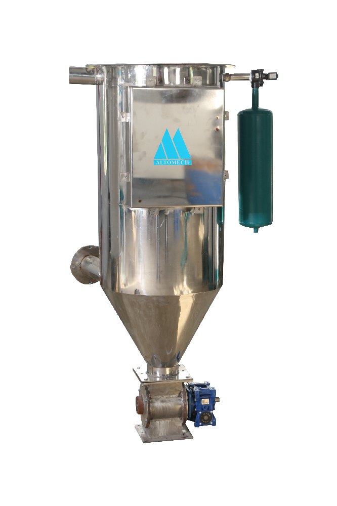 Stainless Steel Vacuum Conveyor For Plastic Pellets And Granules, Capacity: 100-150 kg per feet