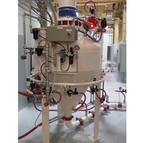 Stainless Steel Electric Dense Phase Pressure Conveying System, Capacity: Up To 450 Tph