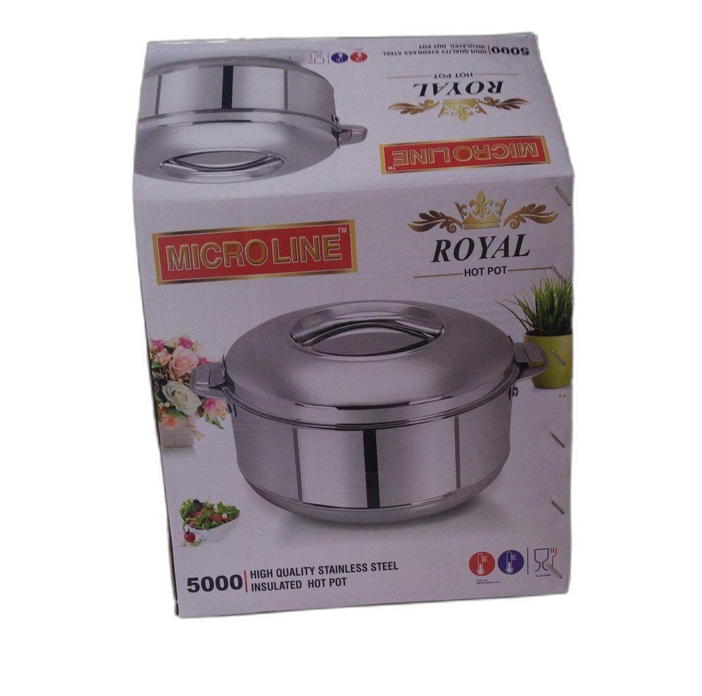 Mircoline Plain Microline ss Insulated Caserole 5000ml, For Home