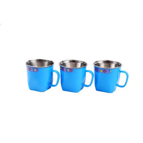 3 piece Stainless Steel Mug, For Home