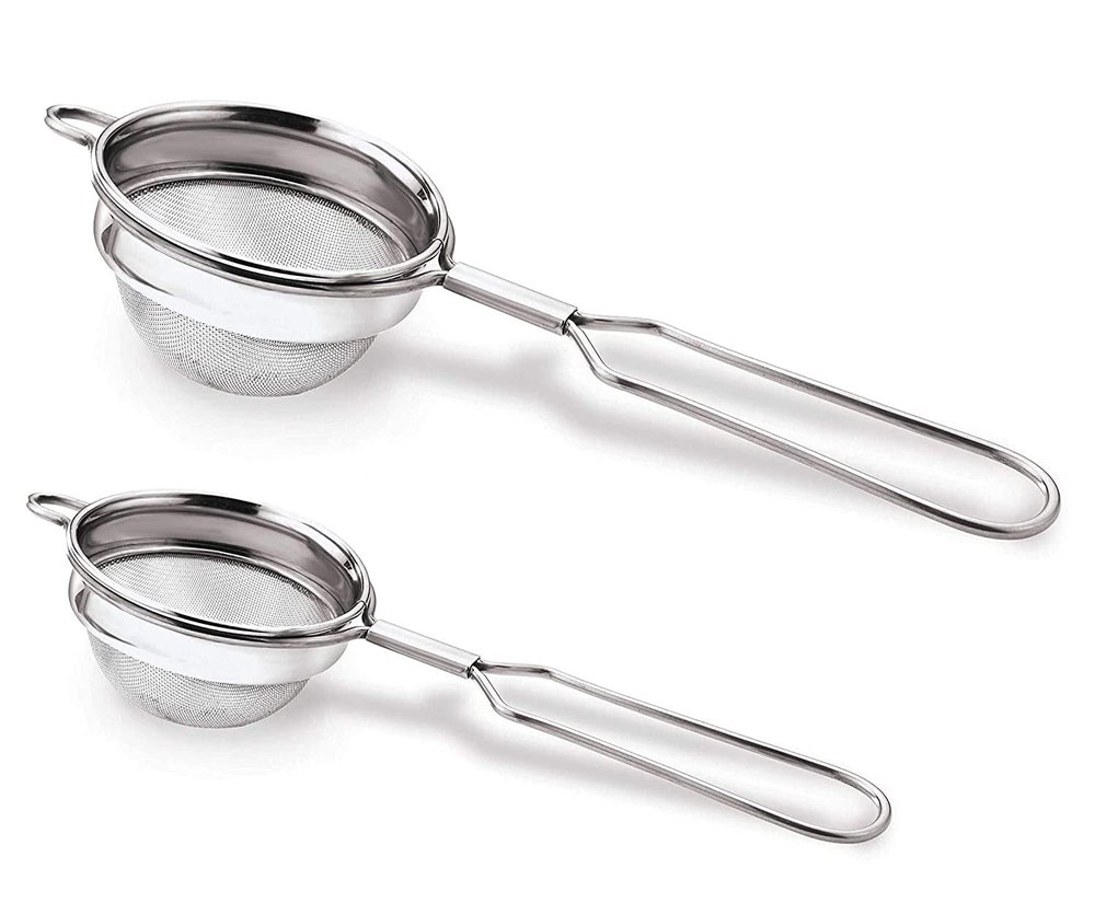 Silver Modern KR KITCHENWARE IND. Tea & Coffee Strainer/Chalni for Kitchen