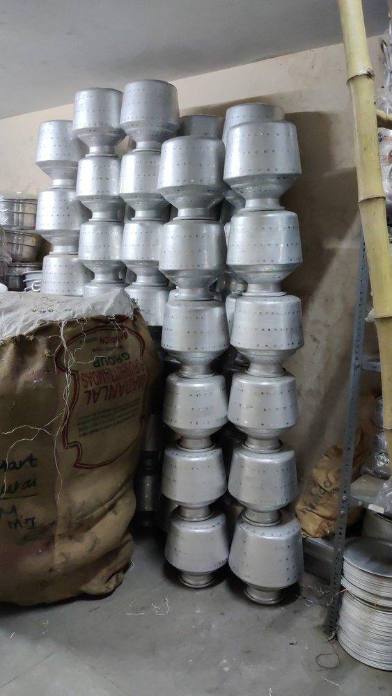 Soda Finish Aluminium Kudam, For Home