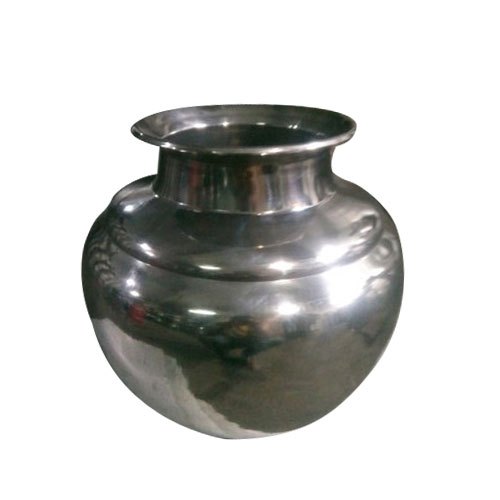 Mirror Polish Silver Stainless Steel Kudam, Material Grade: Ss 202, For Home