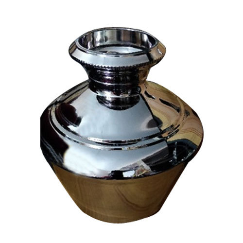 Silver Stainless Steel Kudam, For Home