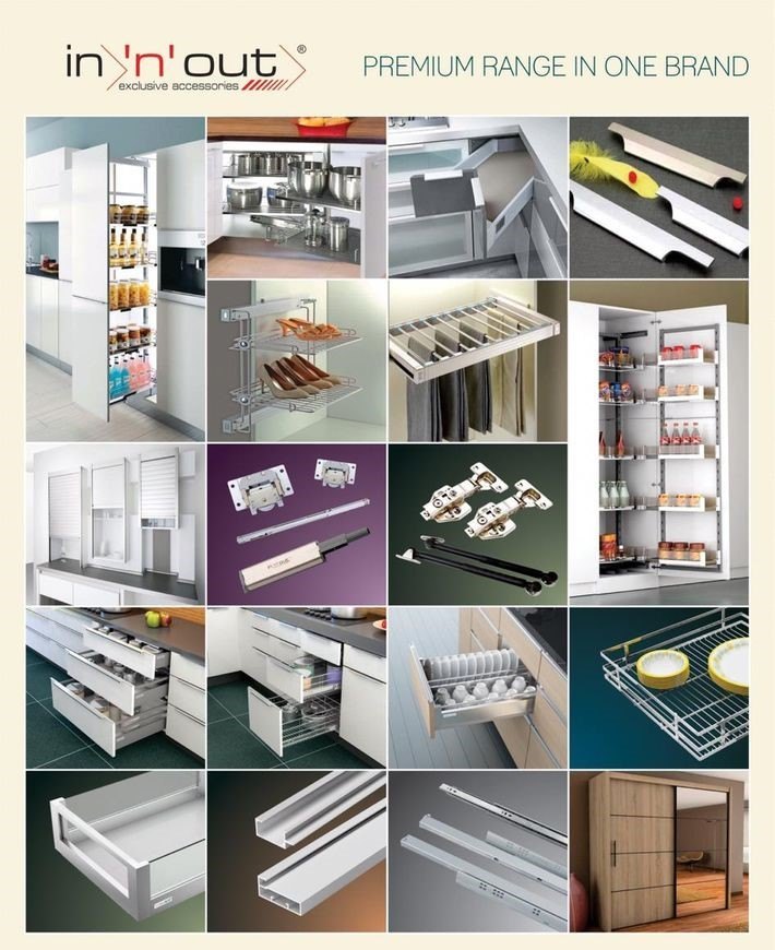 White/Grey Full Modular Kitchen Tandem Set
