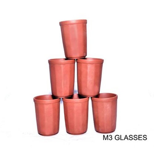 Brown Clay Glass