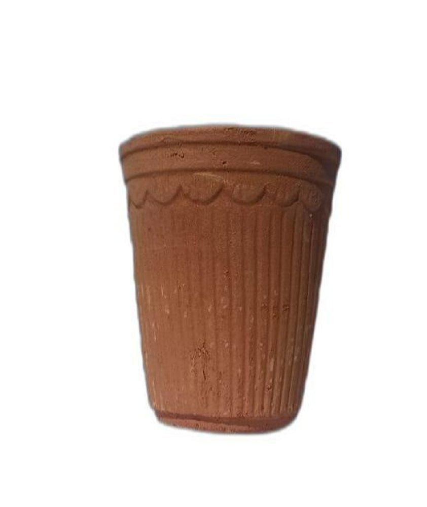 Brown Terracotta 200 Ml earthan glass, For Serving Tea
