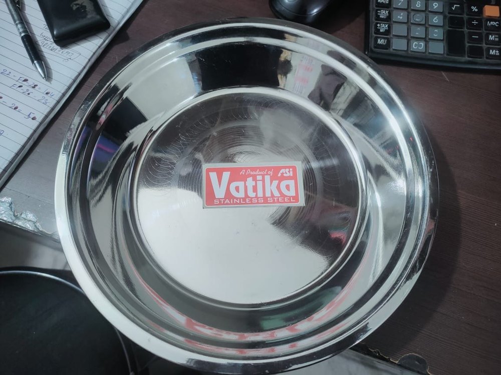 Vatika Silver Stainless Steel Parat