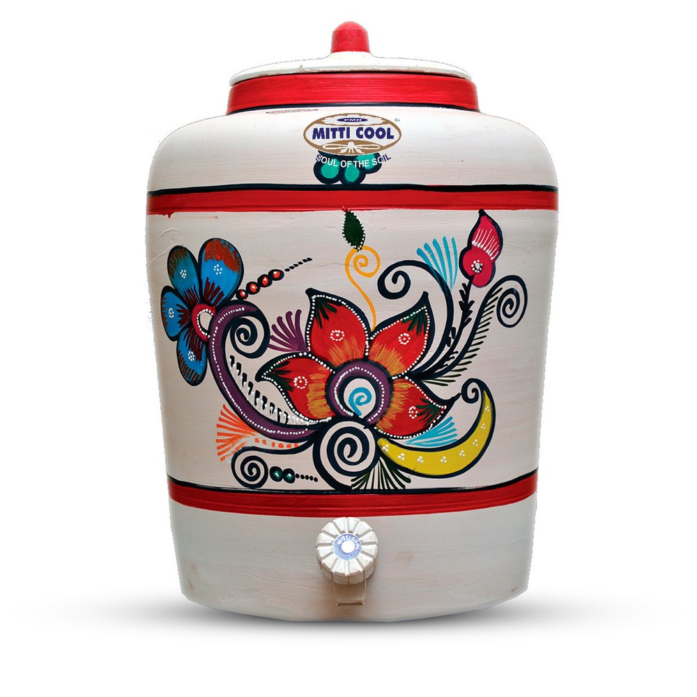 Mitticool white Clay Water Pot
