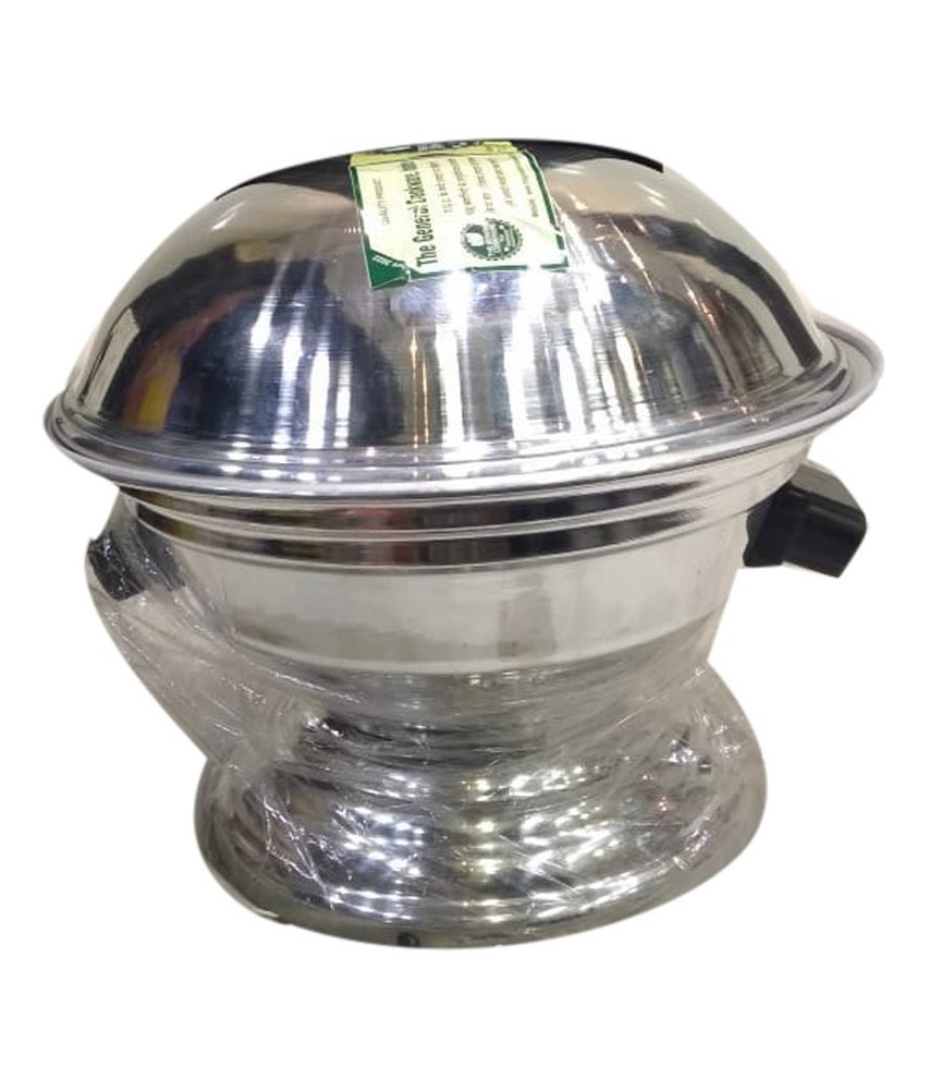 Polished Silver Pure Aluminium Bati Cooker, For Home