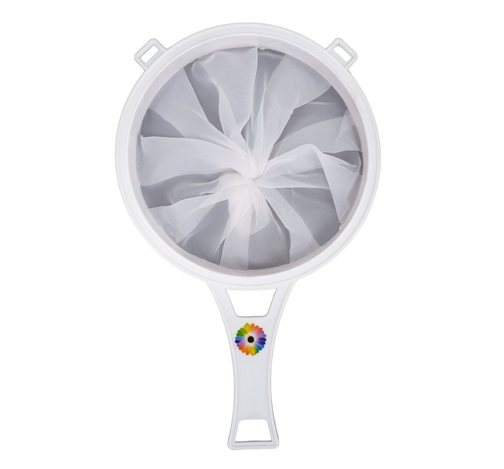 White Plastic Milk Strainer, For Home, Size: 6inch