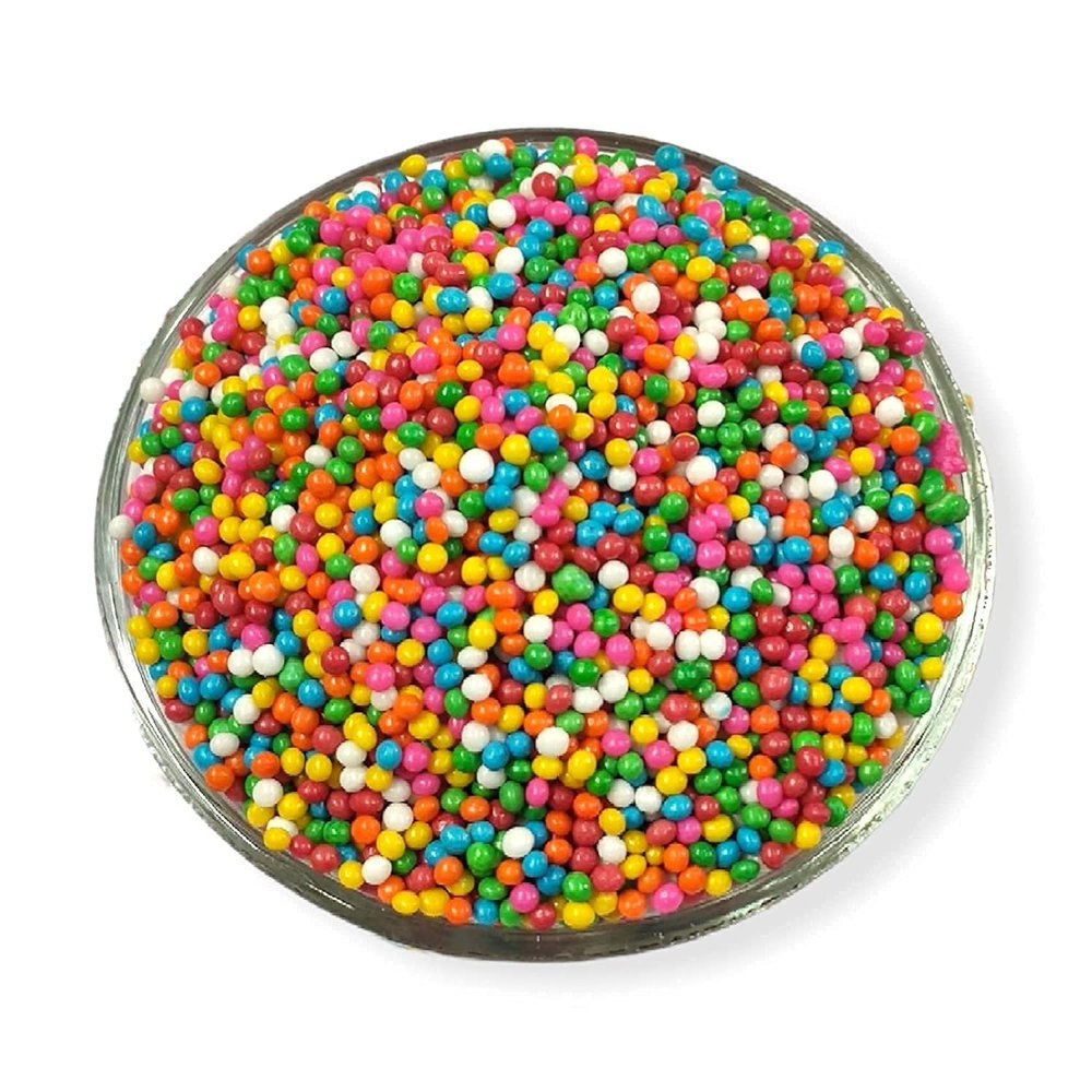 Sugar Balls Mix Fruit Multicolor Cake Decoration Ball, Packaging Type: Loose