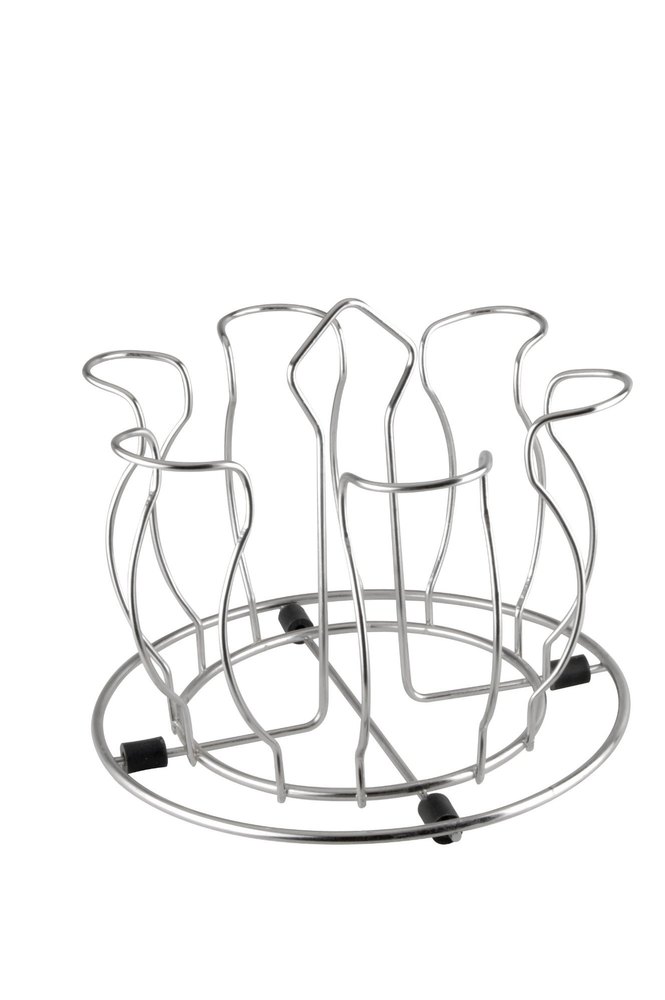 Steel GLASS STAND LOTUS