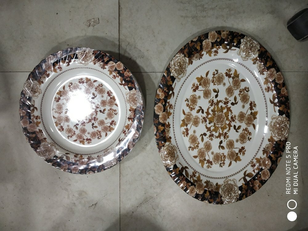 AI White Opalware Dinner Set, For Home, 40pieces