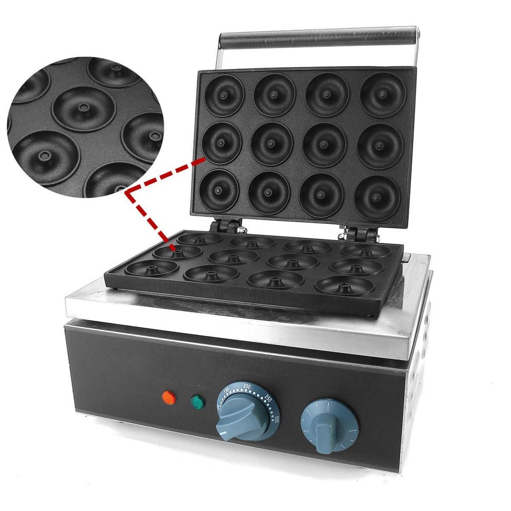 Electric 12 Grid Donut Maker