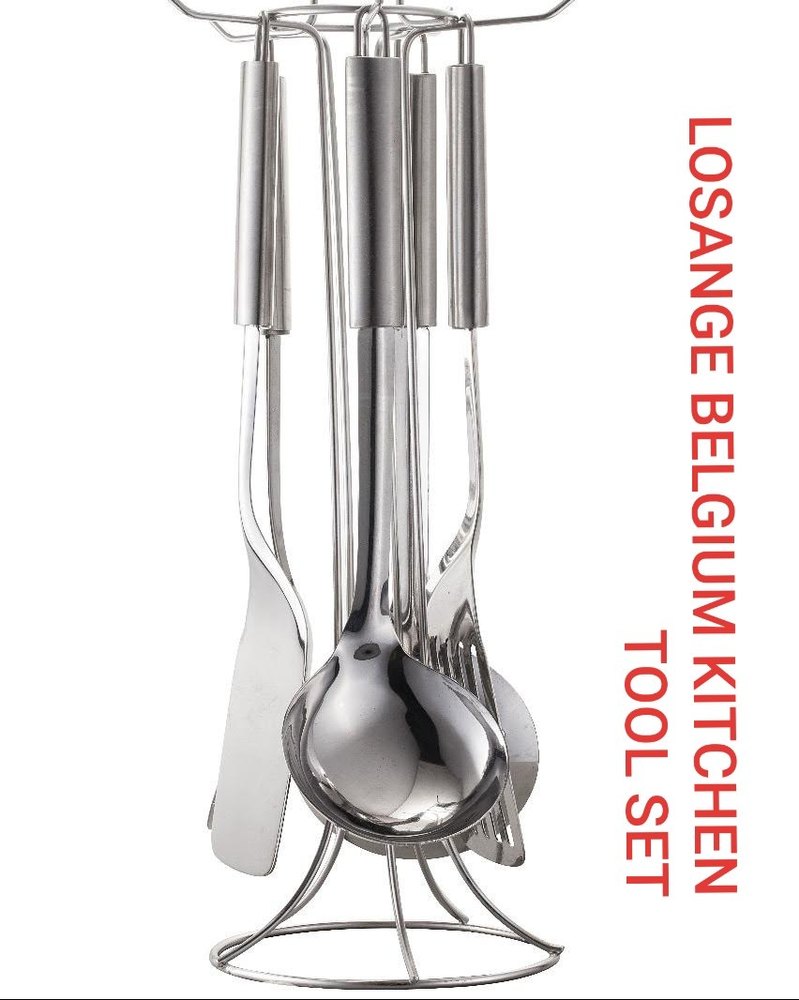 Losange Belgium 5 Piece Stainless Steel Tool Set, For Kitchen