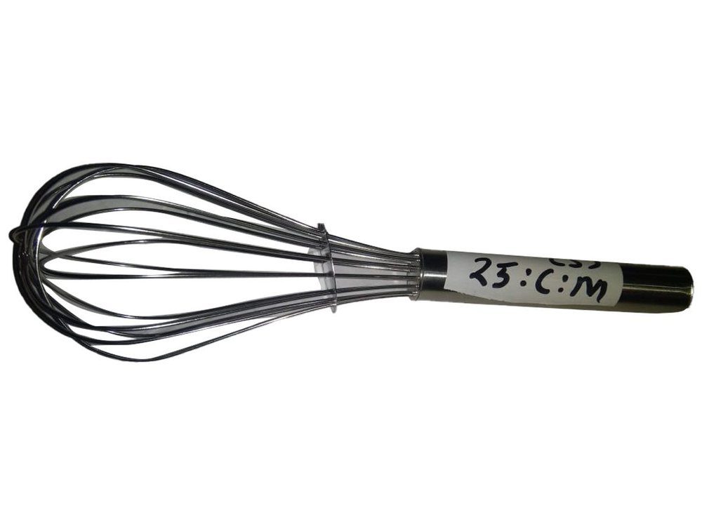 Silver 25cm SS Egg Whisk