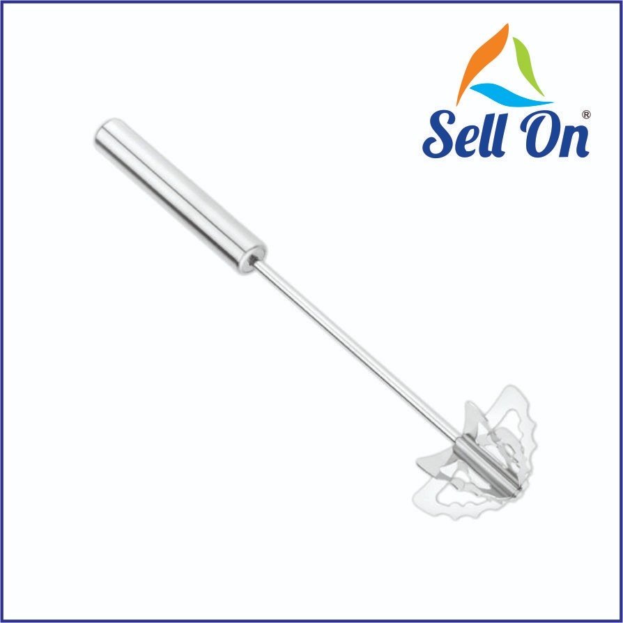 Stainless Steel Hand Push Whisk Blender, Beater Milk Frothier, Mixer Stirrer