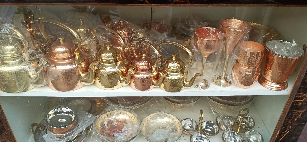 Hammered Copper Brass Cattle, For Tea