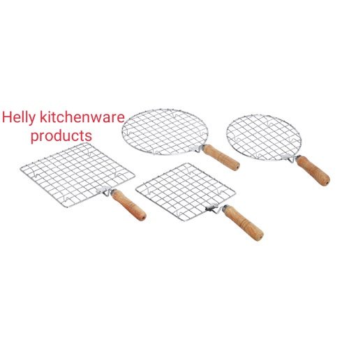 Helly Polished S.S.Papad Jali Roaster, For Roster