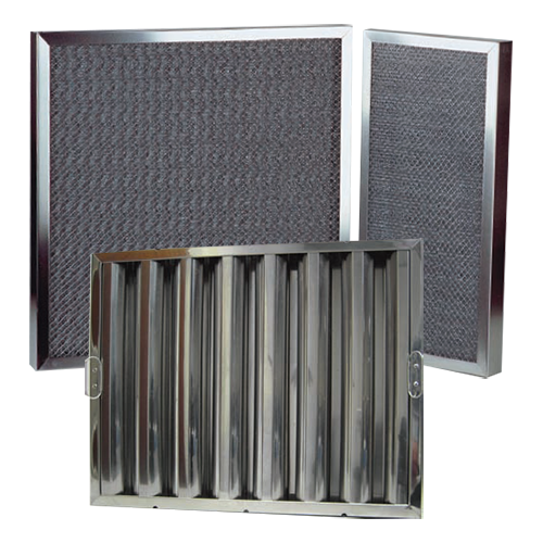 Global Fiberglass Stainless Steel Baffle Grease Filter