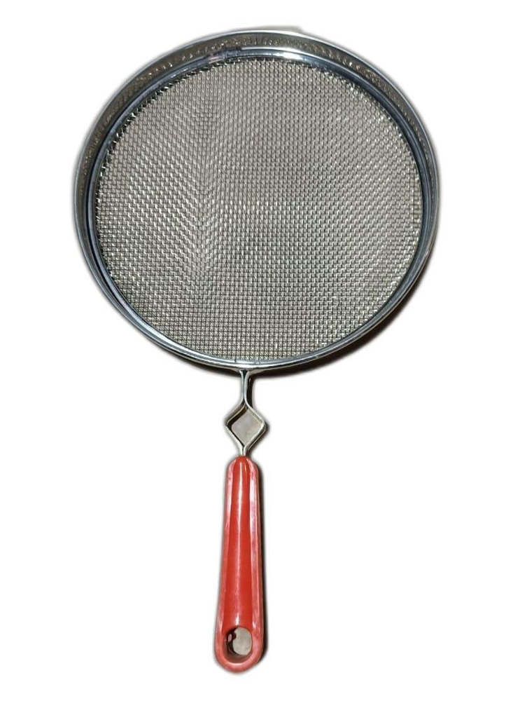 Stainless Steel Round (head) Flat Mesh Strainer