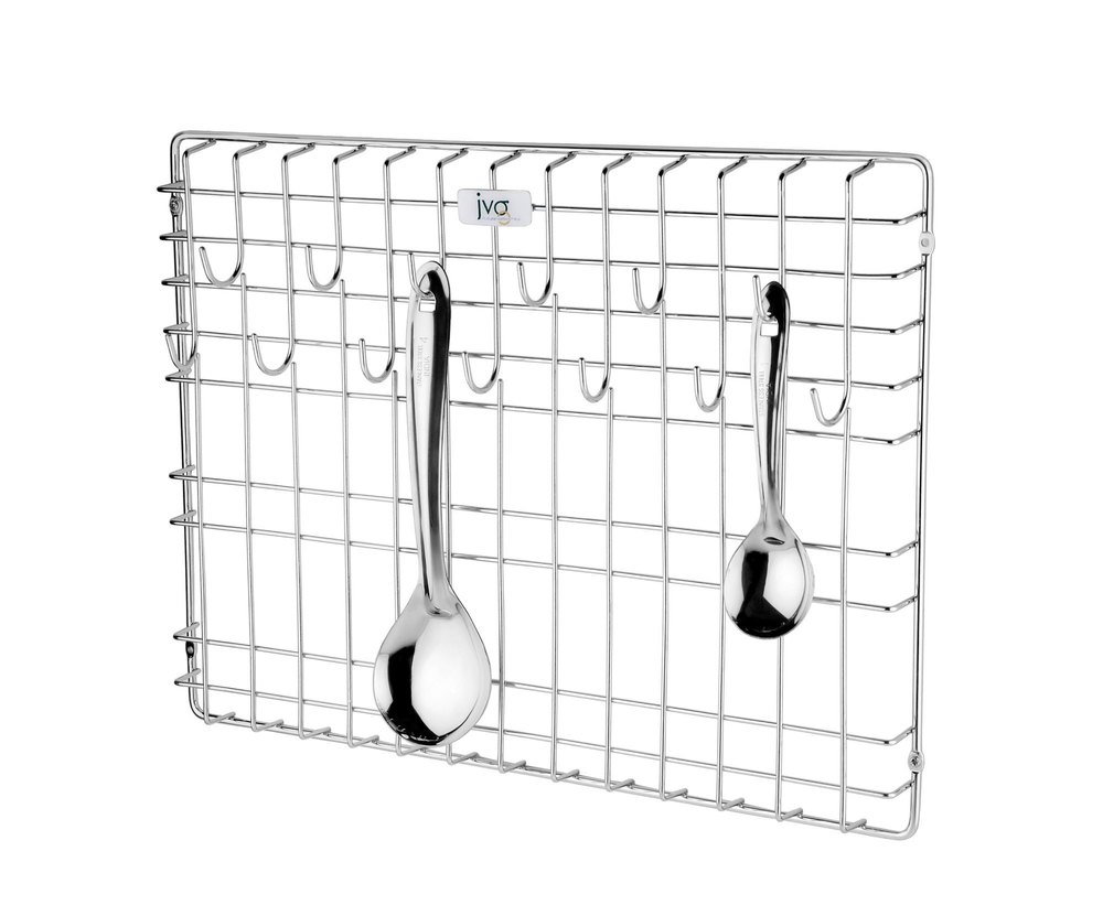 Chrome Silver JVG LADDLE CRADDLE, For Kitchen Organizer