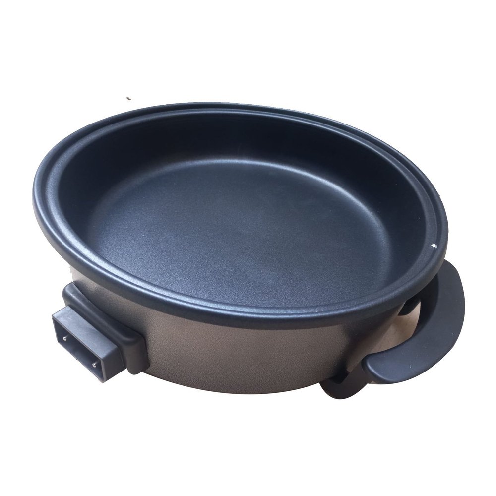 Polished Black Electric Pizza Pan