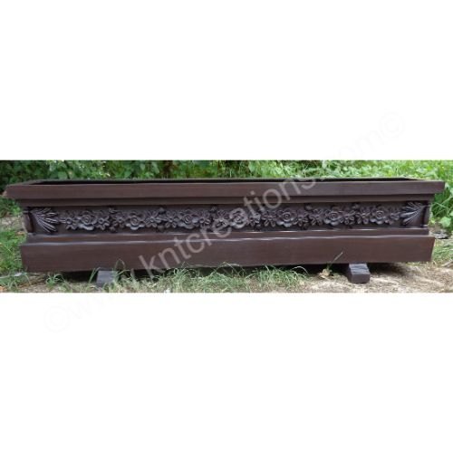 Dark Brown Fiber Reinforced Plastics Flora Big, For Garden, Decoration