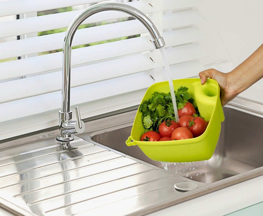 Multicolor Plastic Kitchen Basket & Colander, For house