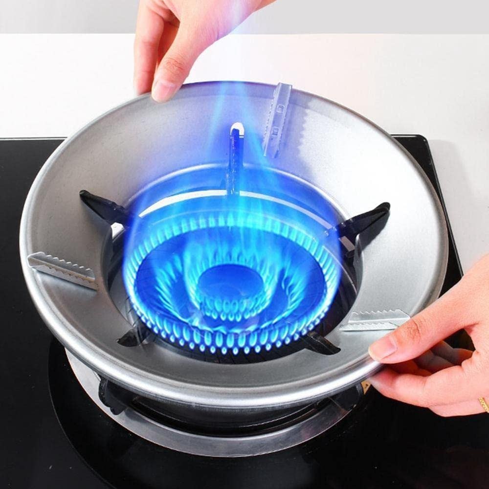 Silver Aluminium Gas Saver Stand, For Kitchen
