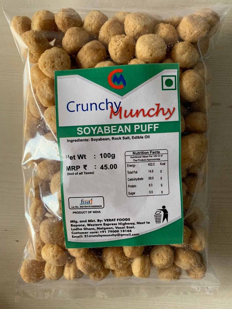 Soybean Soyabean Puff Snack