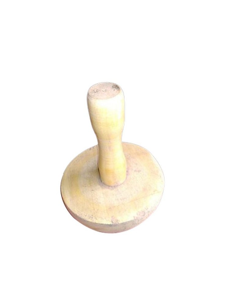Honest Traders Brown Wooden Hand Masher, For Home, Restaurant