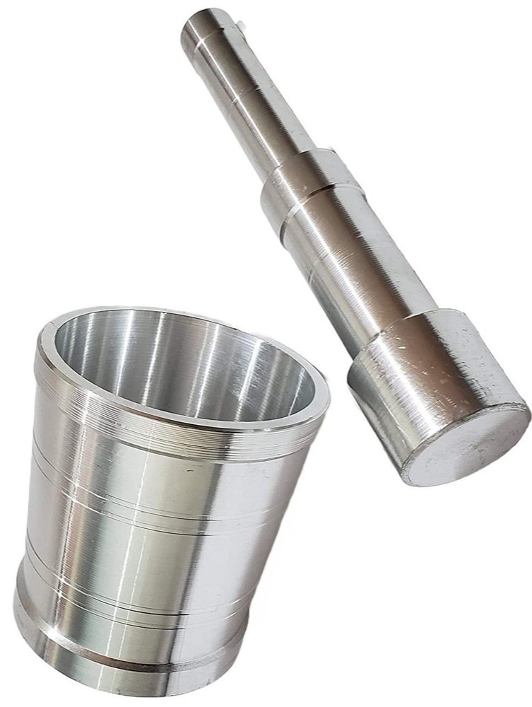 Silver Stainless Steel Khalbatta, For Home, Hotel And Restaurant