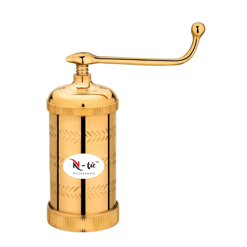 Golden 900 Gram Diamond Brass Sev Sancha, For Hotel, Cylindrical
