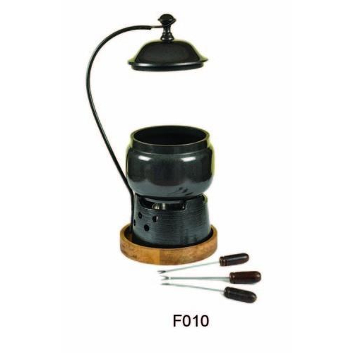 Black Aluminium Hanging Fondue for Kitchen