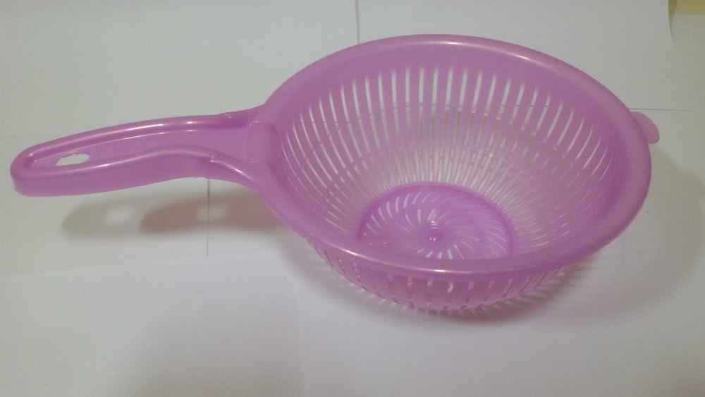 Purple Plastic Vegetable Strainer