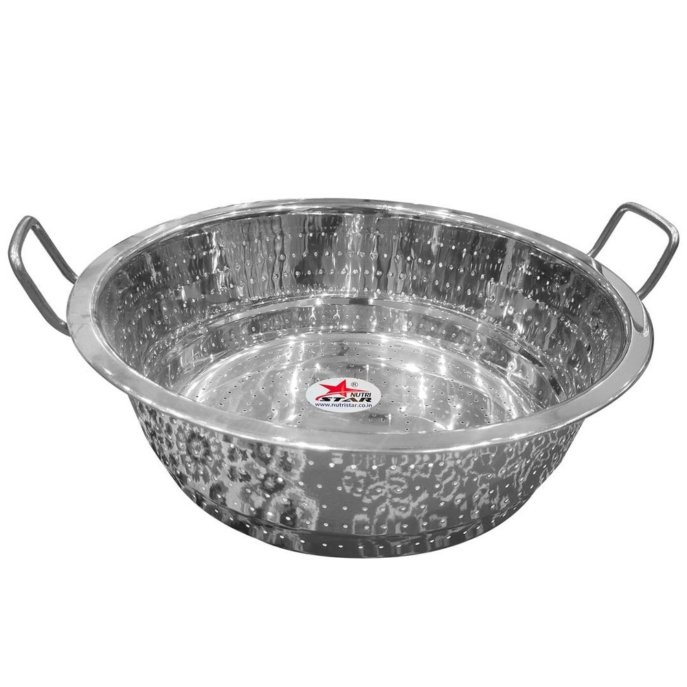Stainless Steel Round Aluminum Rice Strainer, Hotelware Suppliers, , , , For HORECA, Thickness: 0.4mm