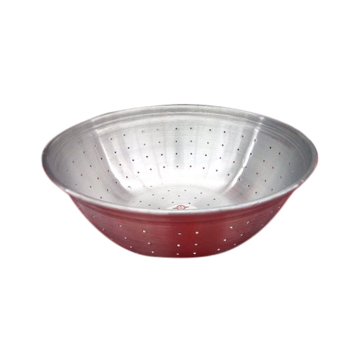 Round Aluminum Rice Strainer, For Restaurant, Thickness: 3mm