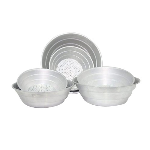 Silver Aluminium Colander
