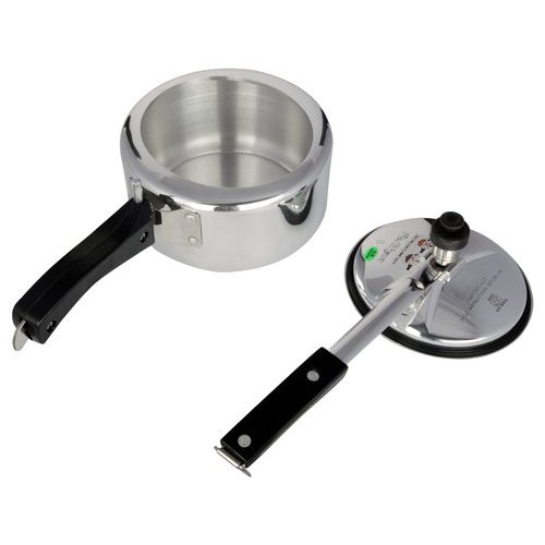 Pelikan Inner Lid Aluminium Pressure Cooker, Capacity: 2 Litre